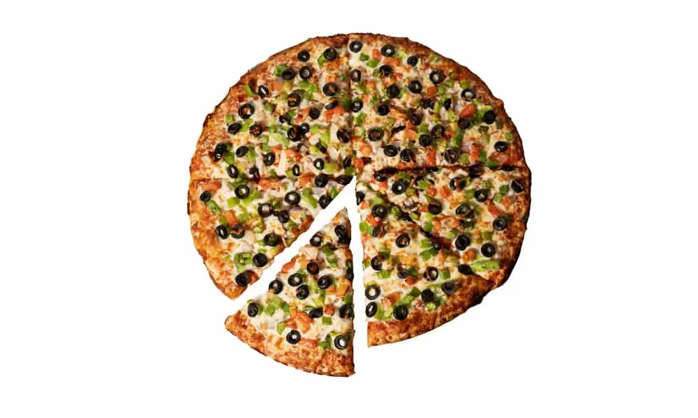 Delicious Garden Fresh Pizza at Pizza64 Beaumont Alberta